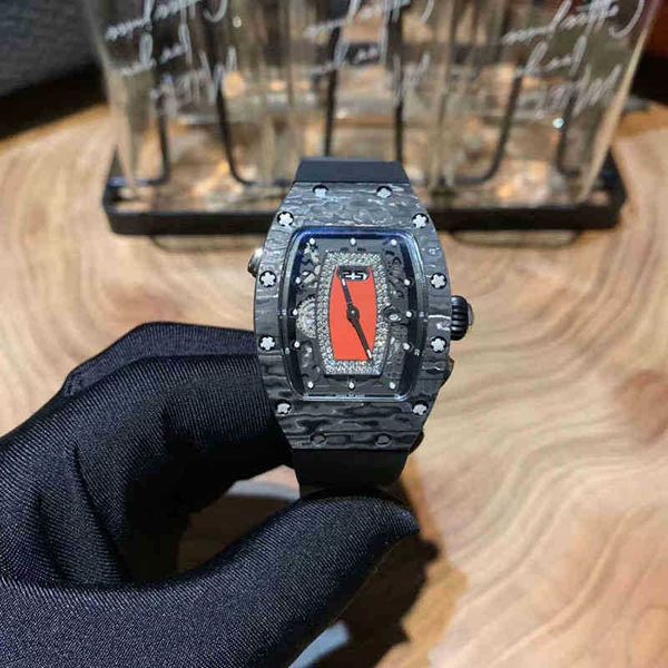wine barrel watch richa mill rm037 series fully automatic mechanical carbon fiber case tape wristwatch female
wine barrel watch richa mill rm037 series fully automatic mechanical carbon fiber case tape wristwatch female