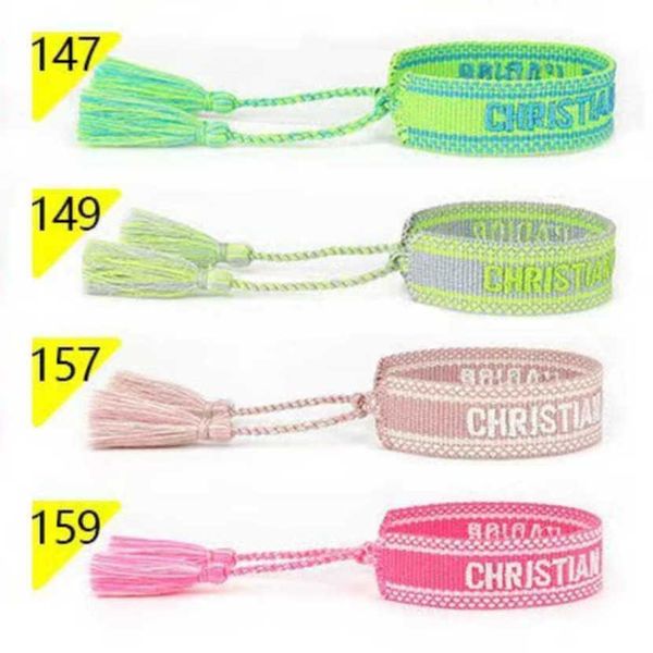 women's fashion luxury bracelets brand bangle d designer jewelry embroidered word bracelet letter rope woven tassel simple trinket men, Black
women's fashion luxury bracelets brand bangle d designer jewelry embroidered word bracelet letter rope woven tassel simple trinket men, Black