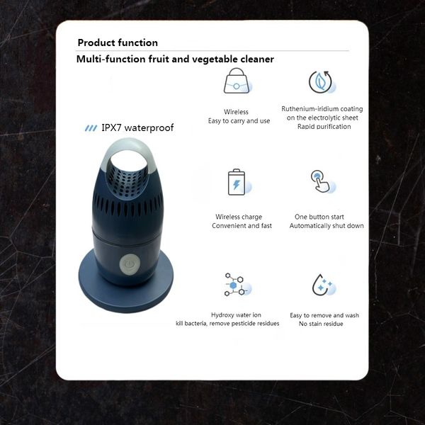 2022 new kitchen tools fruit and vegetable wireless purifier other household sundries
2022 new kitchen tools fruit and vegetable wireless purifier other household sundries