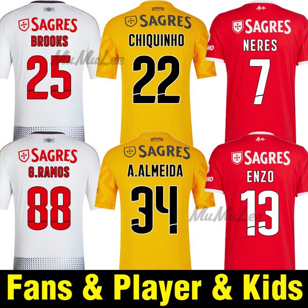 3xl 4xl 22 23 soccer jersey benfica rafa neres g.ramos 2022 2023 home away third enzo men kids kit football shirt fans player, Black;yellow
3xl 4xl 22 23 soccer jersey benfica rafa neres g.ramos 2022 2023 home away third enzo men kids kit football shirt fans player, Black;yellow
