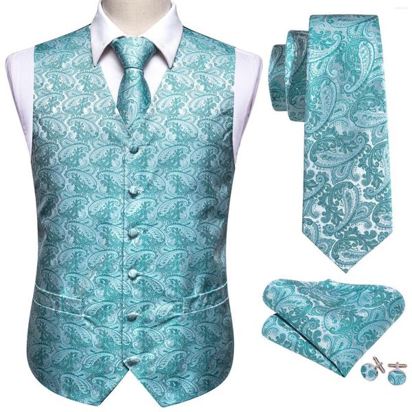 men's vests men teal blue paisley suit vest silk waistcoat formal ties cufflinks pocket square set tuxedo male gift dobby barry.wang, Black;white
men's vests men teal blue paisley suit vest silk waistcoat formal ties cufflinks pocket square set tuxedo male gift dobby barry.wang, Black;white