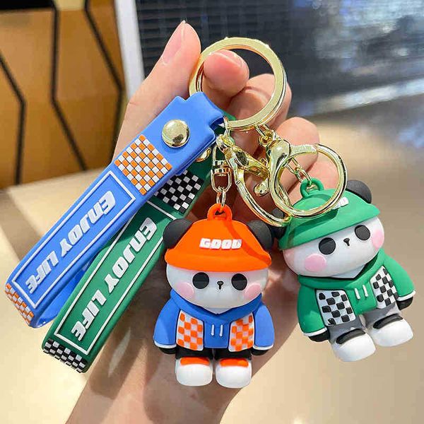 keychains cartoon cute panda creative doll fashion key chain car book bag versatile pendant gift, Silver
keychains cartoon cute panda creative doll fashion key chain car book bag versatile pendant gift, Silver
