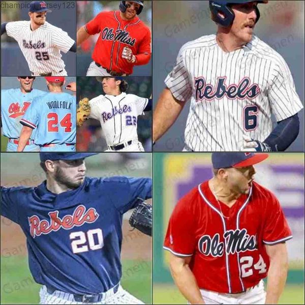college baseball wears ncaa ole miss rebels baseball jersey ryan olenek anthony servideo thomas dillard michael spears tyler keenan cole zab, Black
college baseball wears ncaa ole miss rebels baseball jersey ryan olenek anthony servideo thomas dillard michael spears tyler keenan cole zab, Black