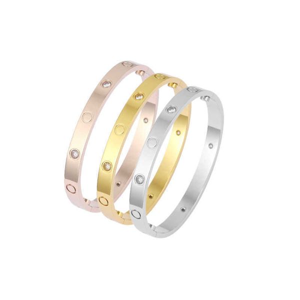 luxury bangle rose gold bracelet silver color five generations for women titanium steel screw bracelets on hand fashion jewelry gift s227, Black
luxury bangle rose gold bracelet silver color five generations for women titanium steel screw bracelets on hand fashion jewelry gift s227, Black