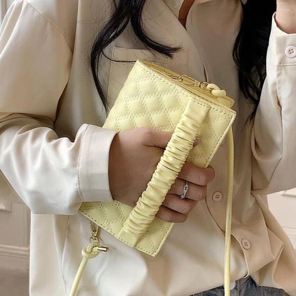evening bags lattice square crossbody bag summer high-quality pu leather women's designer handbag pleated shoulder messenger
evening bags lattice square crossbody bag summer high-quality pu leather women's designer handbag pleated shoulder messenger
