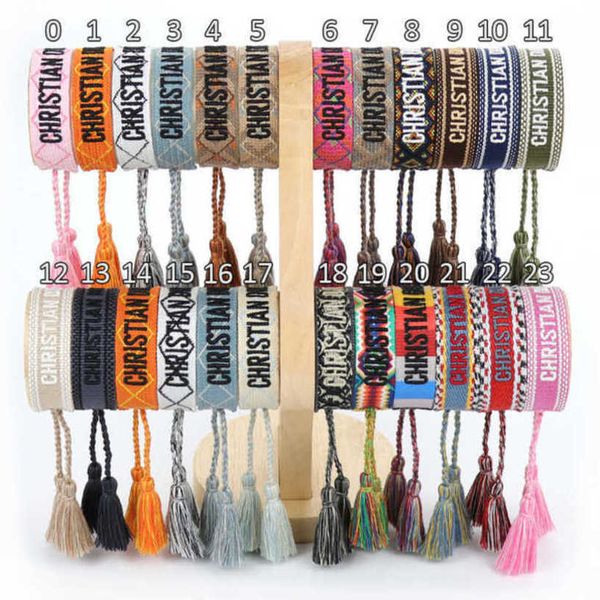 women's bracelets fashion luxury brand d bangle jewelry designer letter hand woven bracelet simple wrist bohemian rope trinket men girl, Golden;silver
women's bracelets fashion luxury brand d bangle jewelry designer letter hand woven bracelet simple wrist bohemian rope trinket men girl, Golden;silver