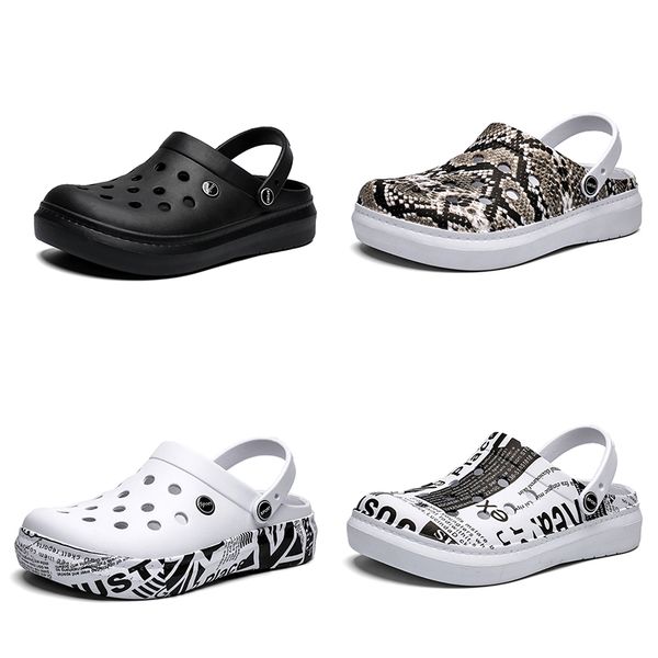 classic slippers beach slippers graffiti fashion trendy casual comfortable anti-slip perforated slippers for men indoor and outdoor multiple, Black
classic slippers beach slippers graffiti fashion trendy casual comfortable anti-slip perforated slippers for men indoor and outdoor multiple, Black