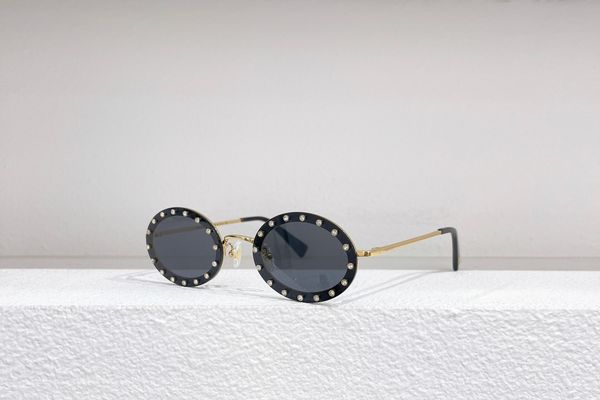 womens oval sunglasses studs gold metal frame grey lens sunnis uv400 eyewear with box, White;black
womens oval sunglasses studs gold metal frame grey lens sunnis uv400 eyewear with box, White;black