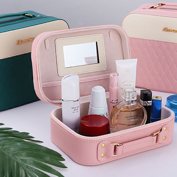 new small cosmetic storage bag portable toiletry bag simple travel skincare carrying case
new small cosmetic storage bag portable toiletry bag simple travel skincare carrying case