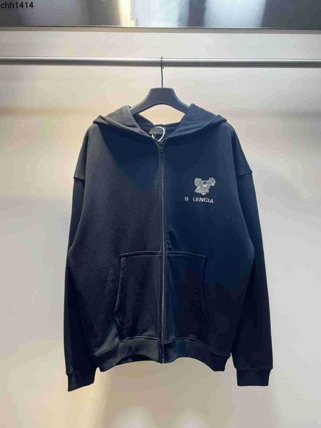 balencaigaess autumn and winter charity exclusive koala embroidery zipper cardigan hoodie couple hoodie, Black
balencaigaess autumn and winter charity exclusive koala embroidery zipper cardigan hoodie couple hoodie, Black