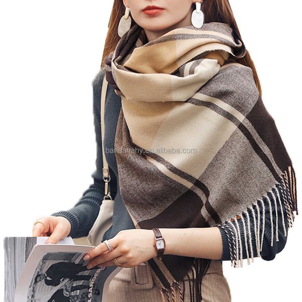 scarves 2022 new digner warm soft pashmina neck scarv shawl blanket ladi plaid tassel cashmere winter scarf for women, Blue;gray
scarves 2022 new digner warm soft pashmina neck scarv shawl blanket ladi plaid tassel cashmere winter scarf for women, Blue;gray