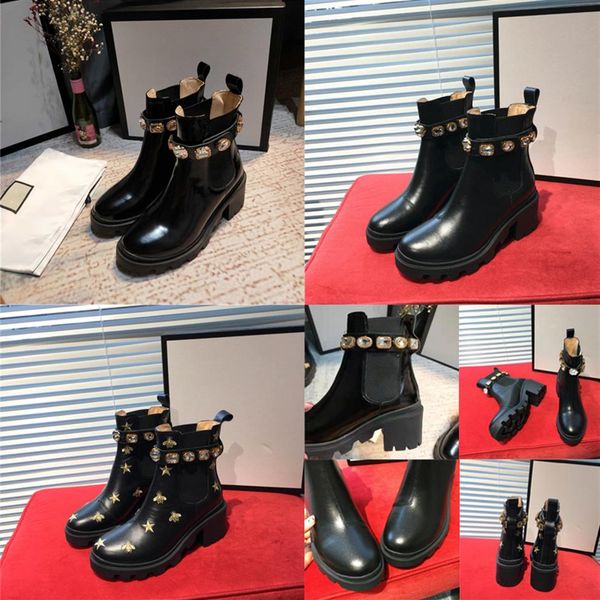 women designer boots martin desert boot flamingo love arrow leather medals rough non-slip winter shoes size 36- 41225m, Black
women designer boots martin desert boot flamingo love arrow leather medals rough non-slip winter shoes size 36- 41225m, Black
