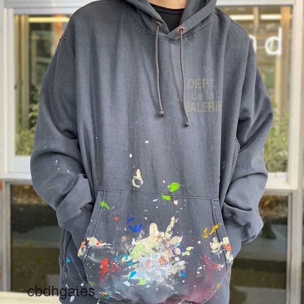 hoodie galleryss dept streetwear designer sweaters graffiti splash paint wash high street loose men's women's fashion, Black
hoodie galleryss dept streetwear designer sweaters graffiti splash paint wash high street loose men's women's fashion, Black