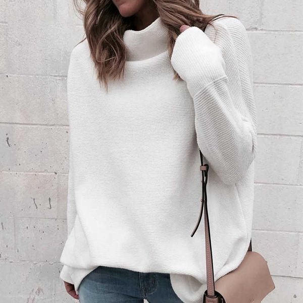 women's sweaters long sleeve autumn winter sweater women white knitted sweaters pullover jumper fashion 2021 turtleneck sweater female, White;black
women's sweaters long sleeve autumn winter sweater women white knitted sweaters pullover jumper fashion 2021 turtleneck sweater female, White;black