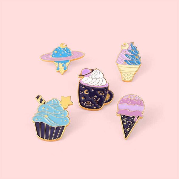 japanese and korean cute ice cream cone shape metal brooch fashion creative food bag accessories pin badge, Gray
japanese and korean cute ice cream cone shape metal brooch fashion creative food bag accessories pin badge, Gray