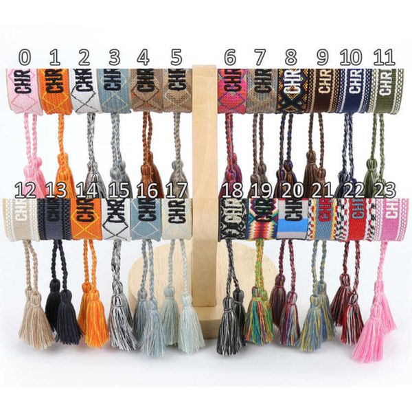 fashion women's luxury bracelets brand bangle d designer jewelry female embroidery woven bracelet bohemian creative tassel men's g, Black
fashion women's luxury bracelets brand bangle d designer jewelry female embroidery woven bracelet bohemian creative tassel men's g, Black