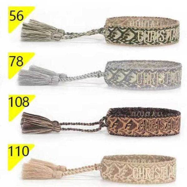 luxury women's fashion bracelets d brand bangle jewelry designer handmade braided embroidered bracelet girl woven men's fabric tas, Golden;silver 
luxury women's fashion bracelets d brand bangle jewelry designer handmade braided embroidered bracelet girl woven men's fabric tas, Golden;silver