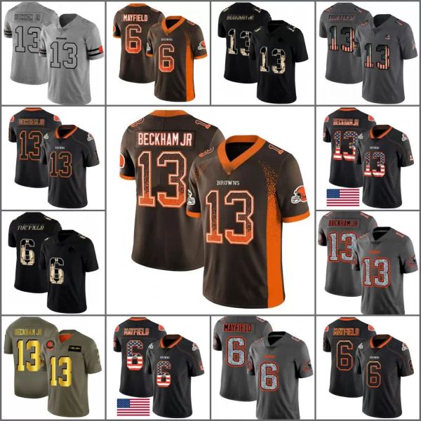 college wear jersey cleveland''browns''men #6 baker mayfield 13 odell beckham jr. women youth''nfl'', Black
college wear jersey cleveland''browns''men #6 baker mayfield 13 odell beckham jr. women youth''nfl'', Black