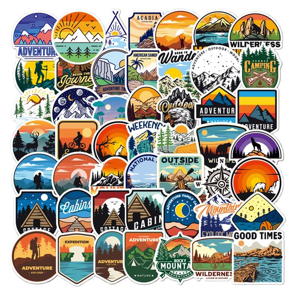 50pcs outdoor hiking camping adventure nature stickers pack car bike luggage sticker lapskateboard motor water bottle decal gy-tx50
50pcs outdoor hiking camping adventure nature stickers pack car bike luggage sticker lapskateboard motor water bottle decal gy-tx50