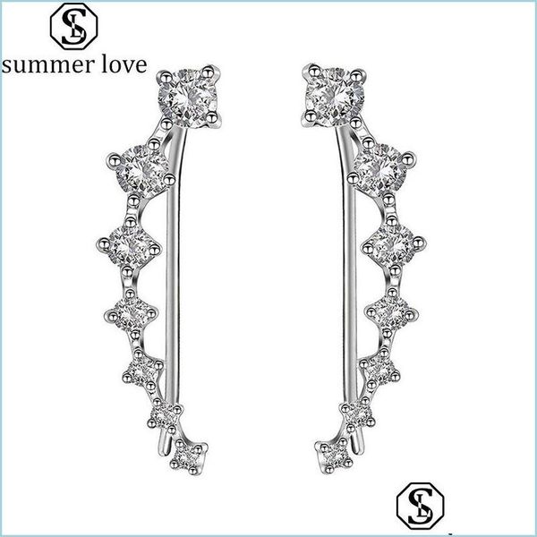 ear cuff 7 crystals ear cuffs hoop climber cubic zirconia earrings u type clips for women girls valentines day jewelry gift-z drop de dh3ca, Silver
ear cuff 7 crystals ear cuffs hoop climber cubic zirconia earrings u type clips for women girls valentines day jewelry gift-z drop de dh3ca, Silver