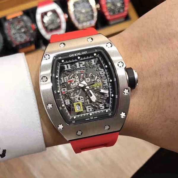 luxury mens mechanics watches richa wristwatch men's watch mechanical movement wine barrel large dial personality full-automatic of the
luxury mens mechanics watches richa wristwatch men's watch mechanical movement wine barrel large dial personality full-automatic of the