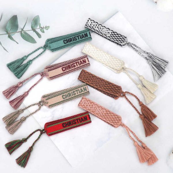 luxury fashion women's bracelets brand bangle d designer jewelry female embroidery woven bracelet bohemian creative tassel men's g, Black
luxury fashion women's bracelets brand bangle d designer jewelry female embroidery woven bracelet bohemian creative tassel men's g, Black