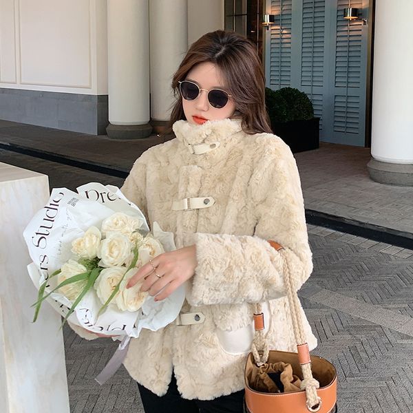 women's fur lamb hair coat for women in autumn winter a new short small fragrance korean and wool one piece sheep shearing, Black
women's fur lamb hair coat for women in autumn winter a new short small fragrance korean and wool one piece sheep shearing, Black