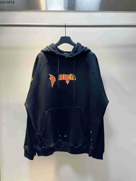 balencaigaess autumn and winter new speckle tear letter print washed worn and worn couple hoodie sweatshirt, Black
balencaigaess autumn and winter new speckle tear letter print washed worn and worn couple hoodie sweatshirt, Black