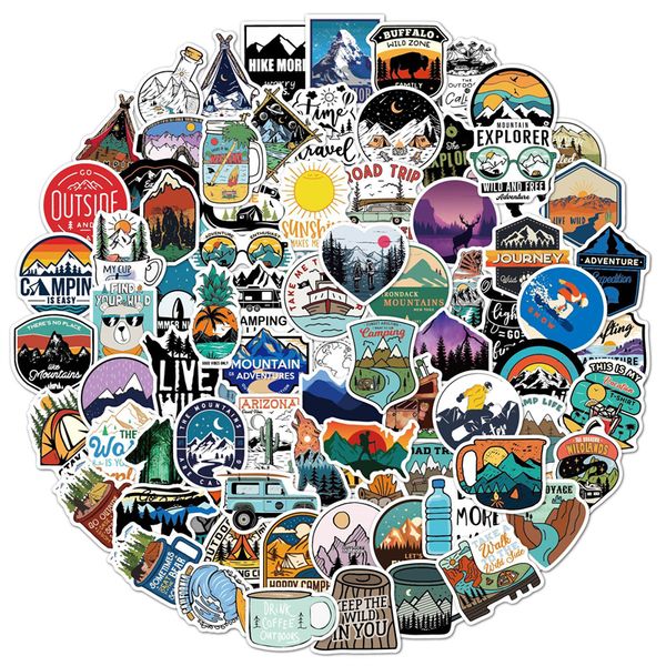 100pcs outdoor hiking camping adventure nature stickers pack car bike luggage sticker lapskateboard motor water bottle decal bz-100
100pcs outdoor hiking camping adventure nature stickers pack car bike luggage sticker lapskateboard motor water bottle decal bz-100