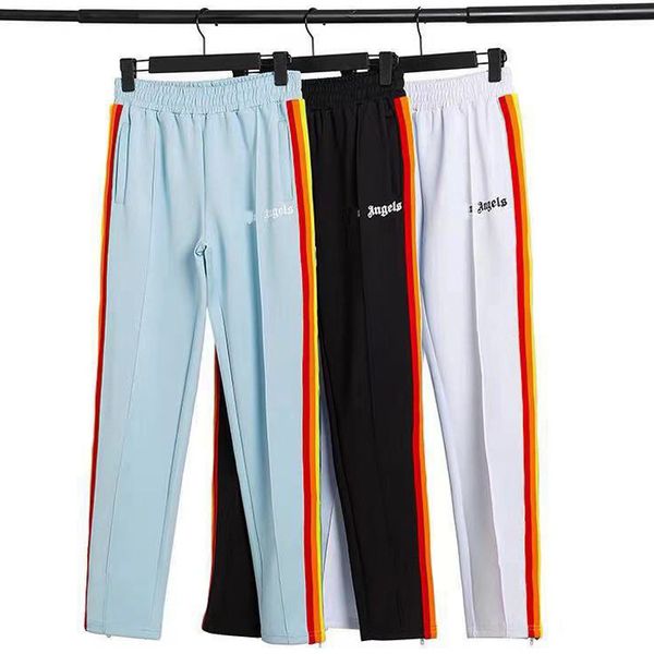 men's pants rainbow stripe pants straight sweatpants casual loose fashion brand ins couple letter printed 100% cotton trousers, Black
men's pants rainbow stripe pants straight sweatpants casual loose fashion brand ins couple letter printed 100% cotton trousers, Black