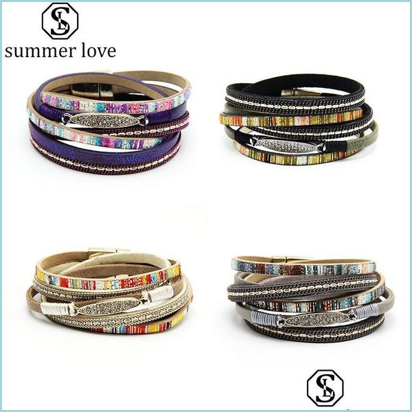 chain boho wrap inspirational cuff bracelet pu leather bangel with oval rhinestone pendant personalized colorf gift for women teen gi dhp6f, Black
chain boho wrap inspirational cuff bracelet pu leather bangel with oval rhinestone pendant personalized colorf gift for women teen gi dhp6f, Black
