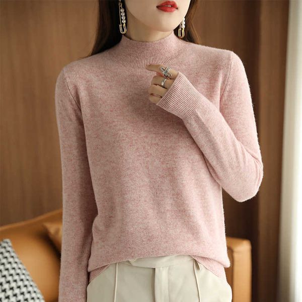 women's sweaters 21 autumn winter new half turtleneck sweater women's large size loose basic pure color wild knitted bottoming shi, White;black
women's sweaters 21 autumn winter new half turtleneck sweater women's large size loose basic pure color wild knitted bottoming shi, White;black