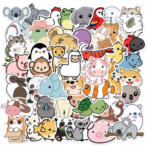 50pcs cute animal stickers for kids teens vinyl waterproof sticker for lapbumper skateboard water bottles computer phone dd075
50pcs cute animal stickers for kids teens vinyl waterproof sticker for lapbumper skateboard water bottles computer phone dd075