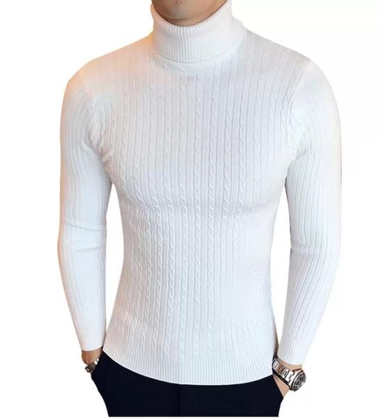 2022 winter high neck thick warm sweater men turtleneck mens sweaters slim fit pullover men knitwear male double collar solid color, White;black
2022 winter high neck thick warm sweater men turtleneck mens sweaters slim fit pullover men knitwear male double collar solid color, White;black