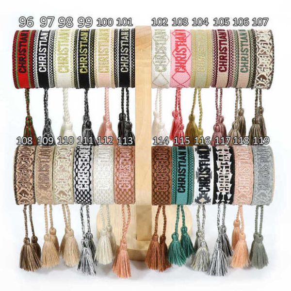 fashion women's bracelets luxury designer brand d bangle jewelry embroidered word woven bracelet letter rope classic tassel girl men co, Golden;silver
fashion women's bracelets luxury designer brand d bangle jewelry embroidered word woven bracelet letter rope classic tassel girl men co, Golden;silver