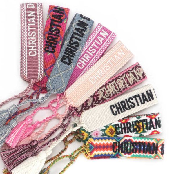 fashion bracelets women luxury brand d designer bangle jewelry bohemian female embroidered letter hand woven tassel rope bracelet men girl f, Golden;silver
fashion bracelets women luxury brand d designer bangle jewelry bohemian female embroidered letter hand woven tassel rope bracelet men girl f, Golden;silver
