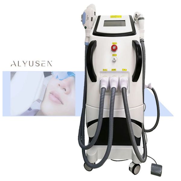 hair removal ipl skin rejuvenation machine pigmentation remove nd yag laser tattoo device wiith 3 handle, Black
hair removal ipl skin rejuvenation machine pigmentation remove nd yag laser tattoo device wiith 3 handle, Black