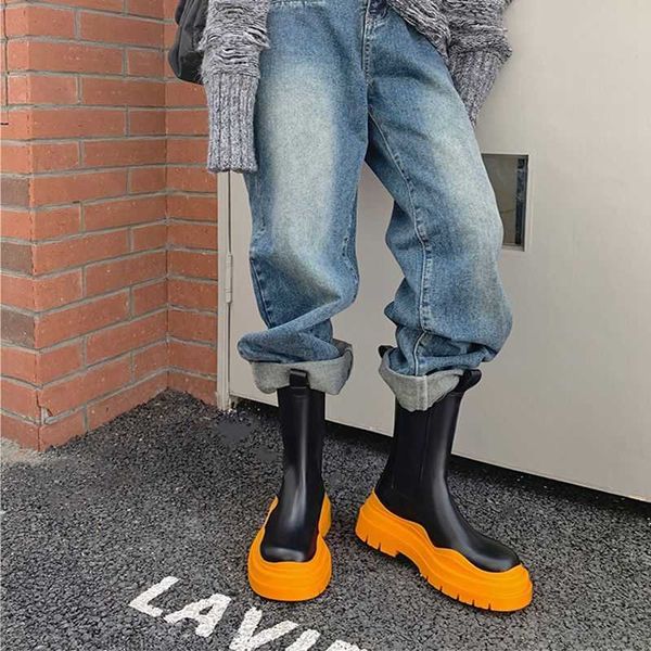 designer boots fashion brand bottega thick soled orange leather martin boot men women, Black
designer boots fashion brand bottega thick soled orange leather martin boot men women, Black