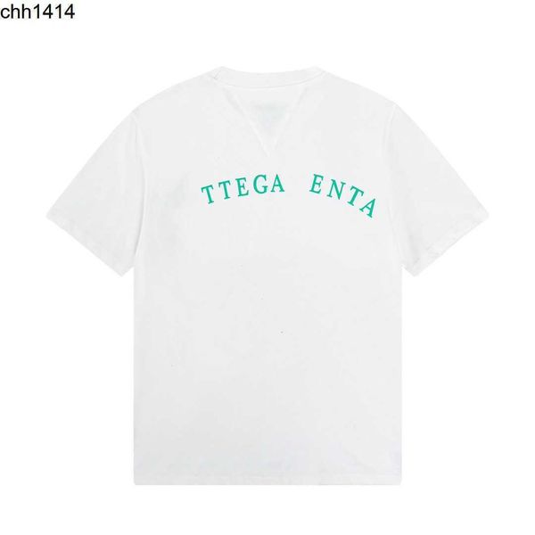botvega veneta plate back letter collar damage short sleeved men's and women's t-shirt ins fashion, White;black
botvega veneta plate back letter collar damage short sleeved men's and women's t-shirt ins fashion, White;black