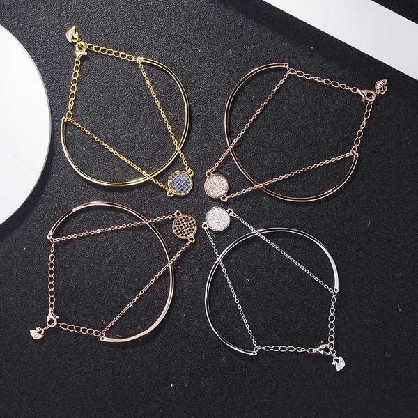 925 silver material chain cz crystal planet charm bracelet for women girls rose gold color chain link jewelry s270, Black
925 silver material chain cz crystal planet charm bracelet for women girls rose gold color chain link jewelry s270, Black