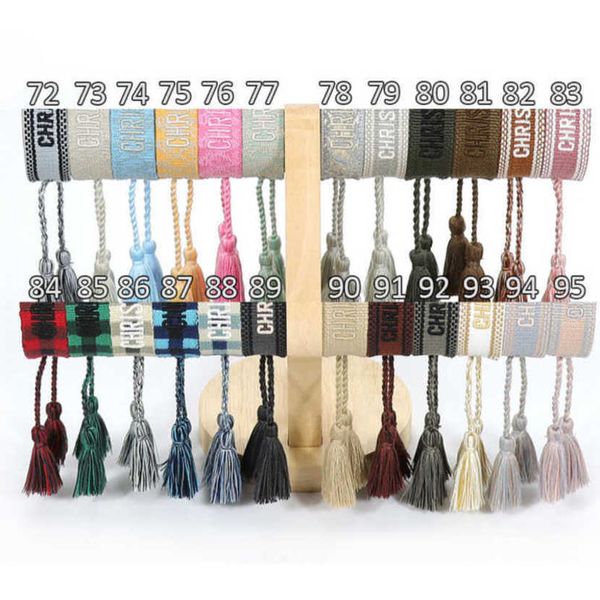 women's fashion luxury bracelets designer brand bangle d jewelry embroidered word woven bracelet letter rope classic tassel girl men co, Black
women's fashion luxury bracelets designer brand bangle d jewelry embroidered word woven bracelet letter rope classic tassel girl men co, Black