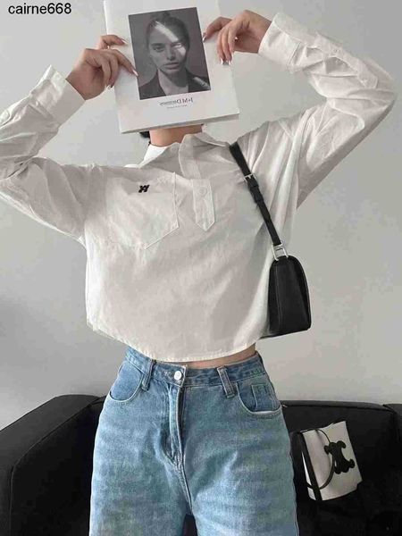 women's blouses designer shirts autumn new white flocking letter print short shirt alexanders casual long sleeve shirt women wangs
women's blouses designer shirts autumn new white flocking letter print short shirt alexanders casual long sleeve shirt women wangs