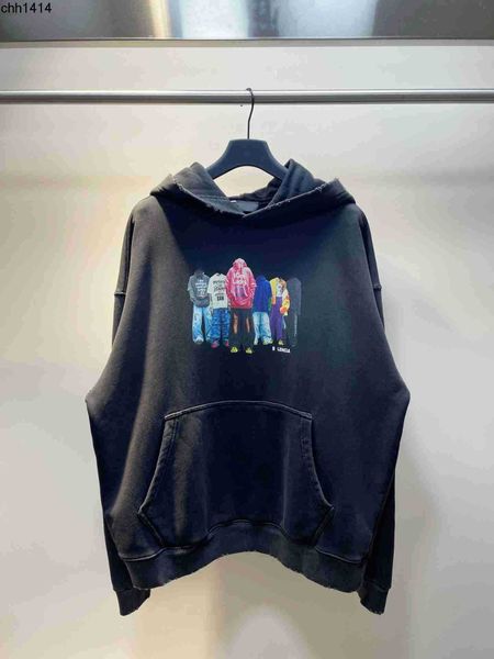loewess autumn and winter new portrait digital printing old washed and worn lovers hoodie sweater, Black
loewess autumn and winter new portrait digital printing old washed and worn lovers hoodie sweater, Black