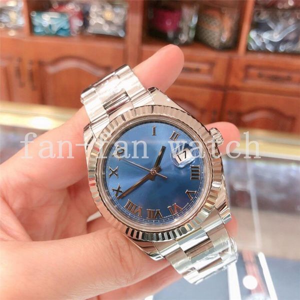bp factory fully automatic movement men watch 126333 blue roman bezel on jubilee watches 41mm, Slivery;brown
bp factory fully automatic movement men watch 126333 blue roman bezel on jubilee watches 41mm, Slivery;brown