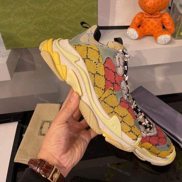 designer rhyton triple casual shoes men women fashion printing sneakers multicolor outdoor couple shoes platform sneaker trainers 35-45, Black
designer rhyton triple casual shoes men women fashion printing sneakers multicolor outdoor couple shoes platform sneaker trainers 35-45, Black