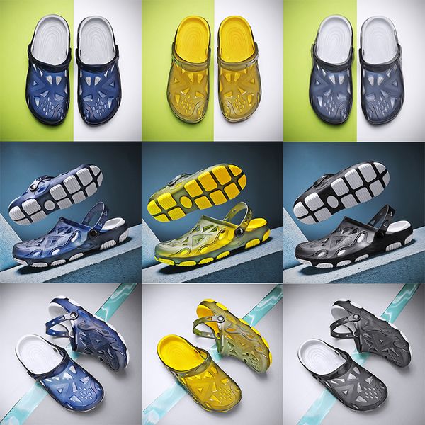 fashion slippers beach slippers plain simple irregular perforated personality comfortable non-slip men's thick bottom hole slippers ind, Black
fashion slippers beach slippers plain simple irregular perforated personality comfortable non-slip men's thick bottom hole slippers ind, Black