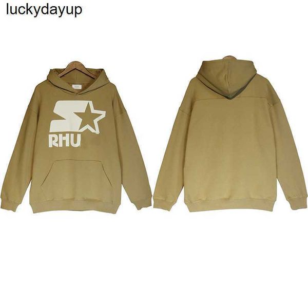 new men's hoodies designer sweatshirts rhude men's women's winter color contrast loose fashion hooded pullover light coffee c, Black
new men's hoodies designer sweatshirts rhude men's women's winter color contrast loose fashion hooded pullover light coffee c, Black
