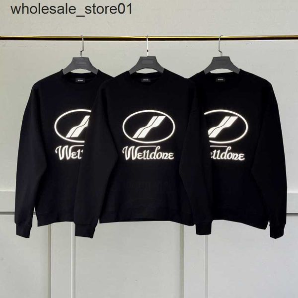 men's hoodies designer sweatshirts we11done new chest reflective weldone round neck sweater loose men women hoodie, Black
men's hoodies designer sweatshirts we11done new chest reflective weldone round neck sweater loose men women hoodie, Black