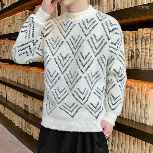 men's sweaters sweater imitation mink veet half-collar men's bottoming autumn and winter korean-style brushed thick wool, White;black
men's sweaters sweater imitation mink veet half-collar men's bottoming autumn and winter korean-style brushed thick wool, White;black