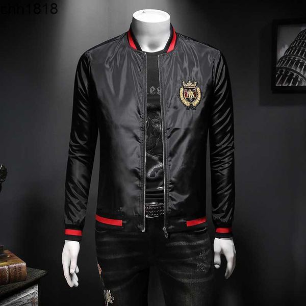 oba burbrerys 2022 spring new light luxury baseball collar jacket light jacket men's fashion, Black;brown
oba burbrerys 2022 spring new light luxury baseball collar jacket light jacket men's fashion, Black;brown